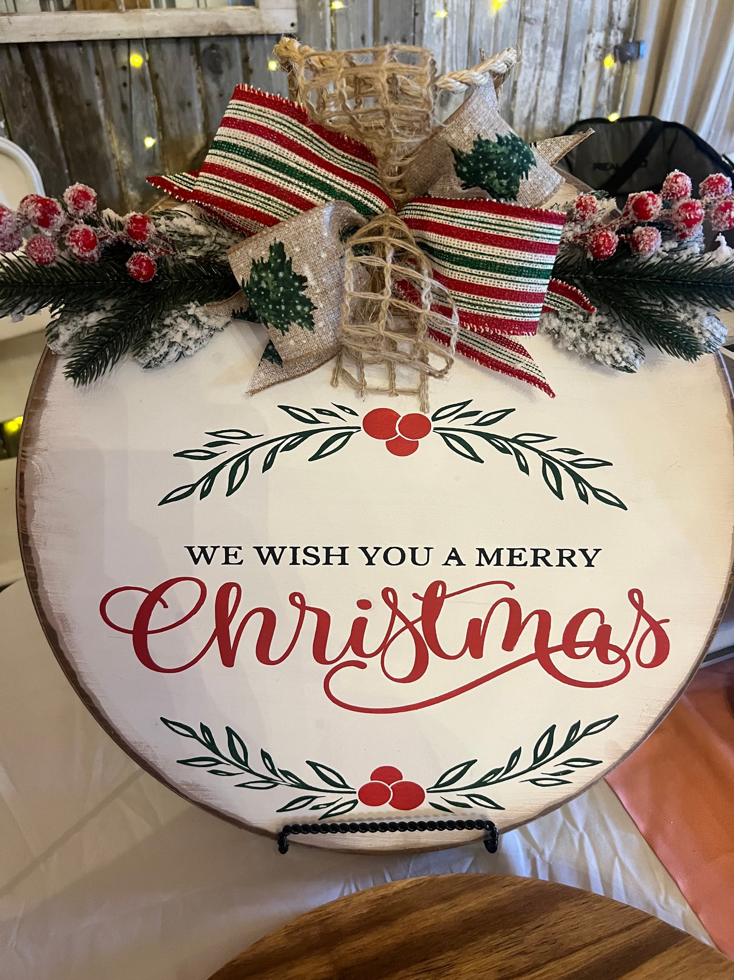 Door Hanger - We wish you a Merry Christmas