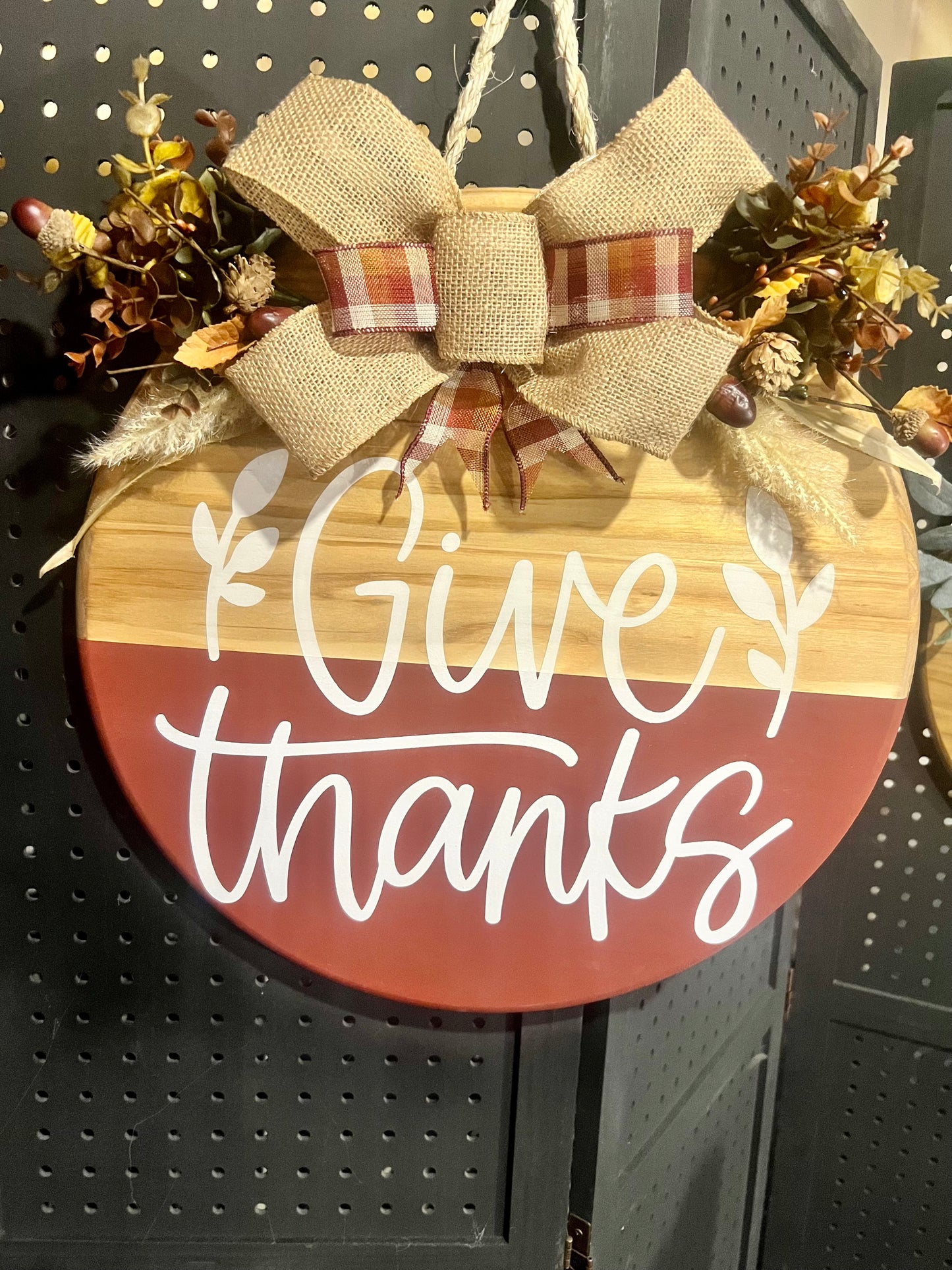 Door Hanger - Give thanks