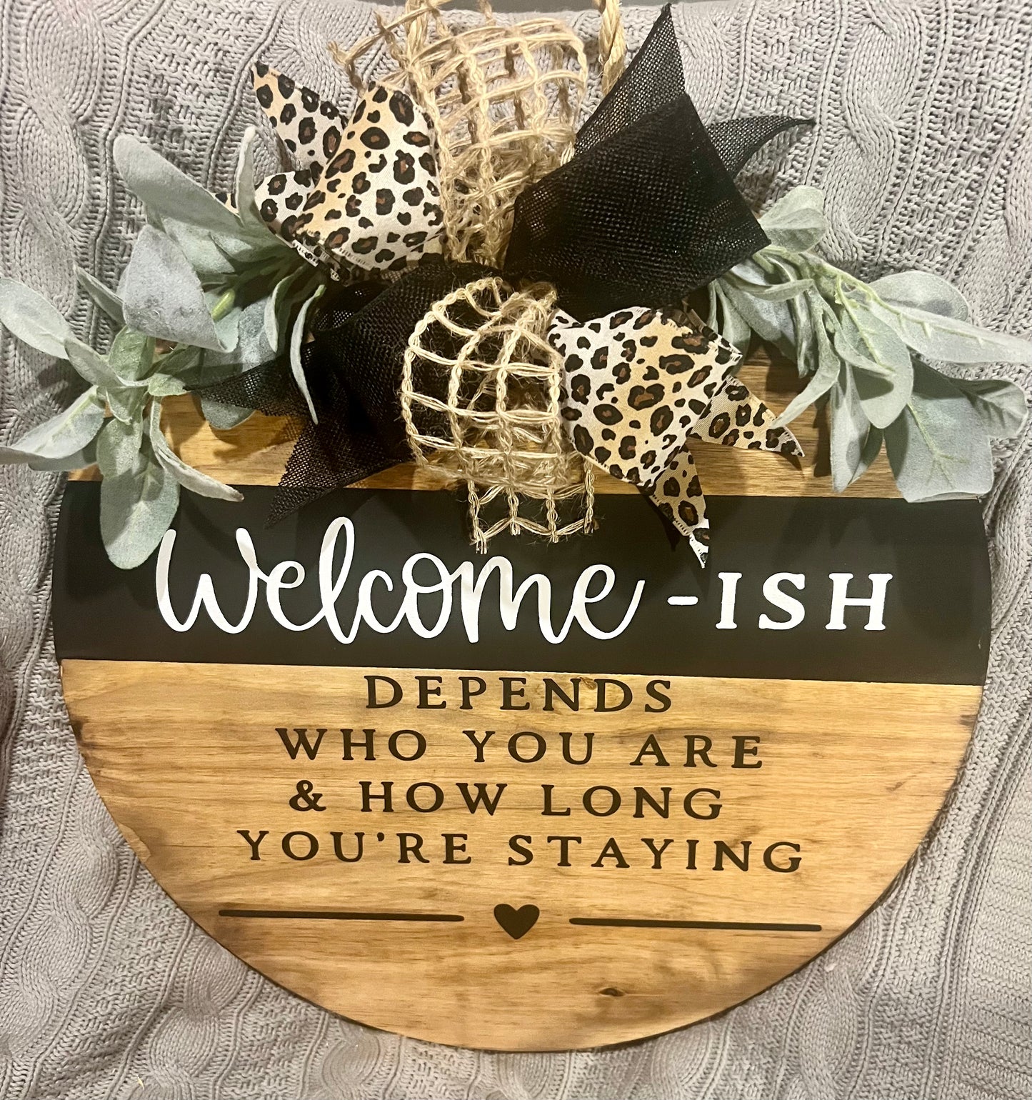 Door Hanger - Welcome-ish