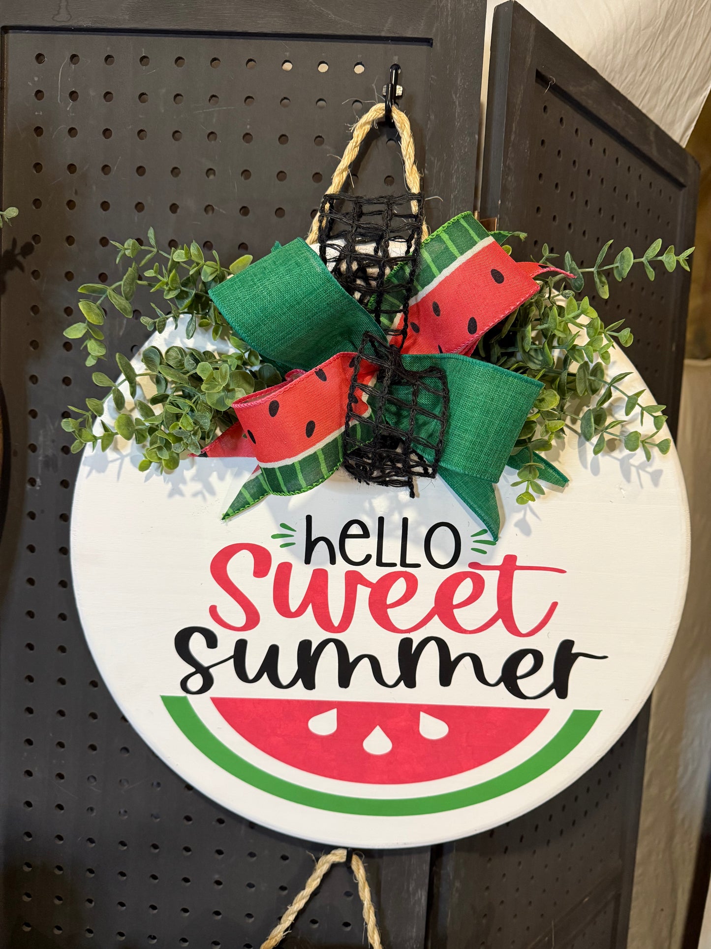 Door Hanger - Hello sweet summer