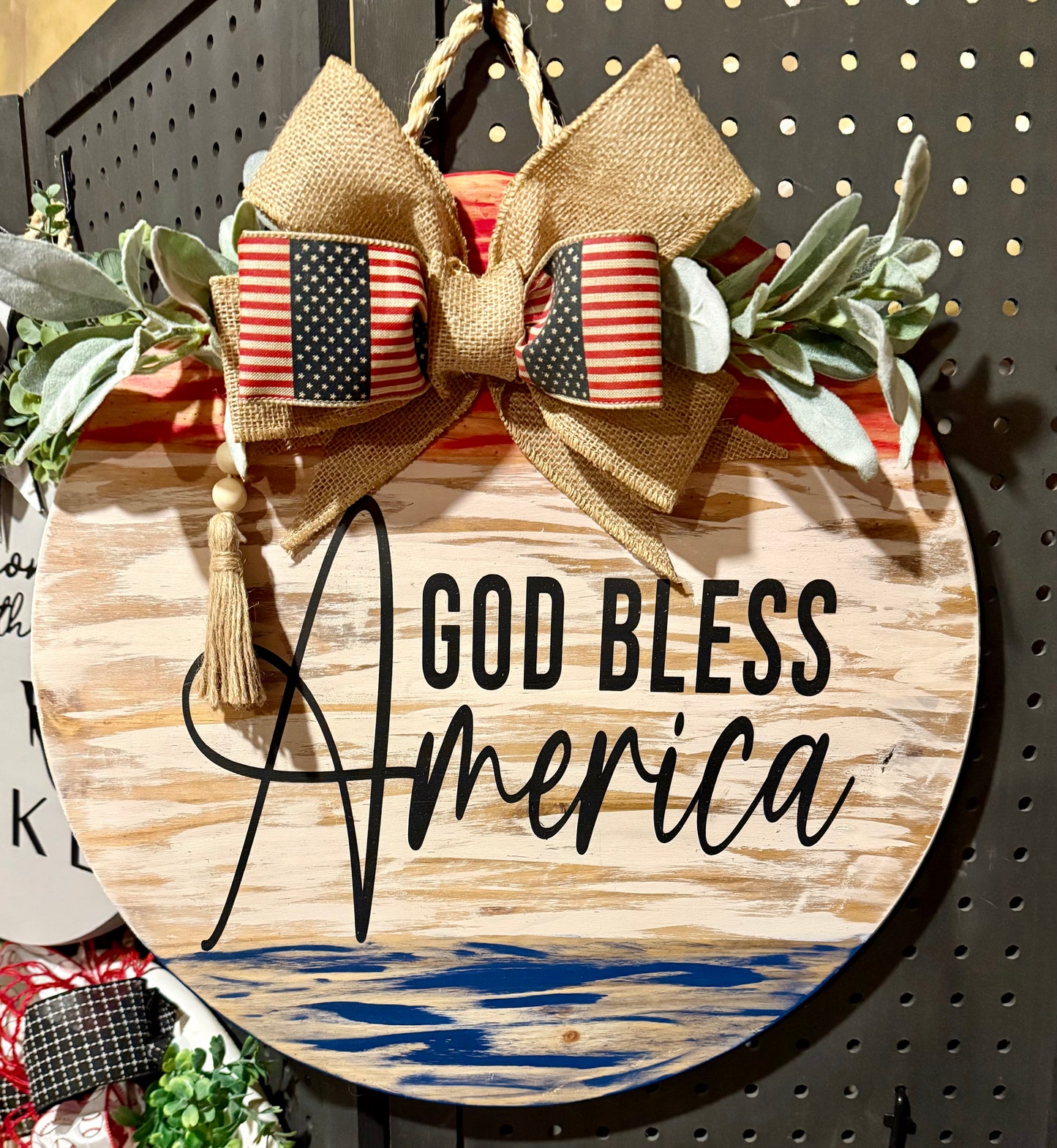 Door Hanger - God Bless America
