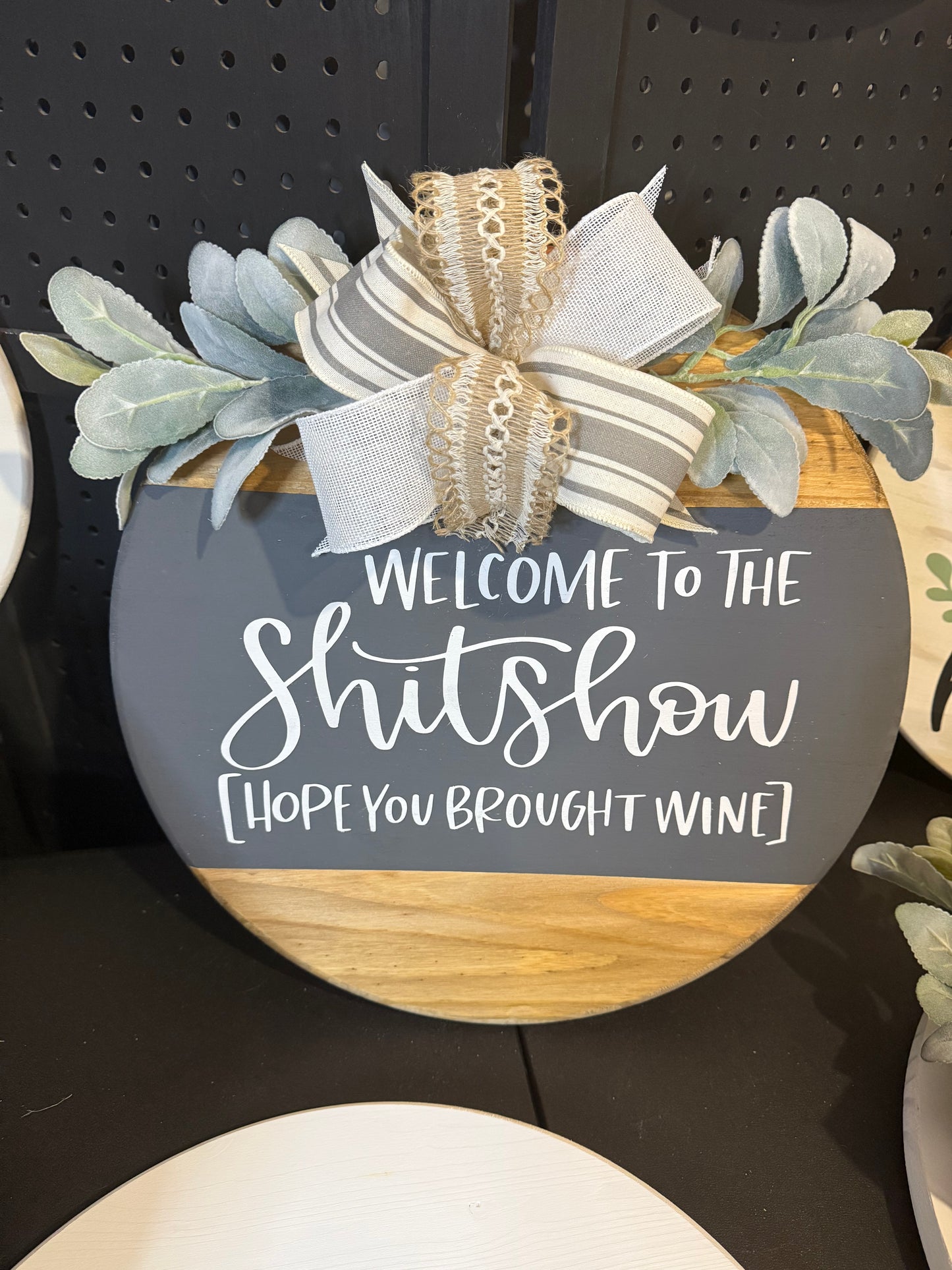 Door Hanger - Welcome to the shitshow