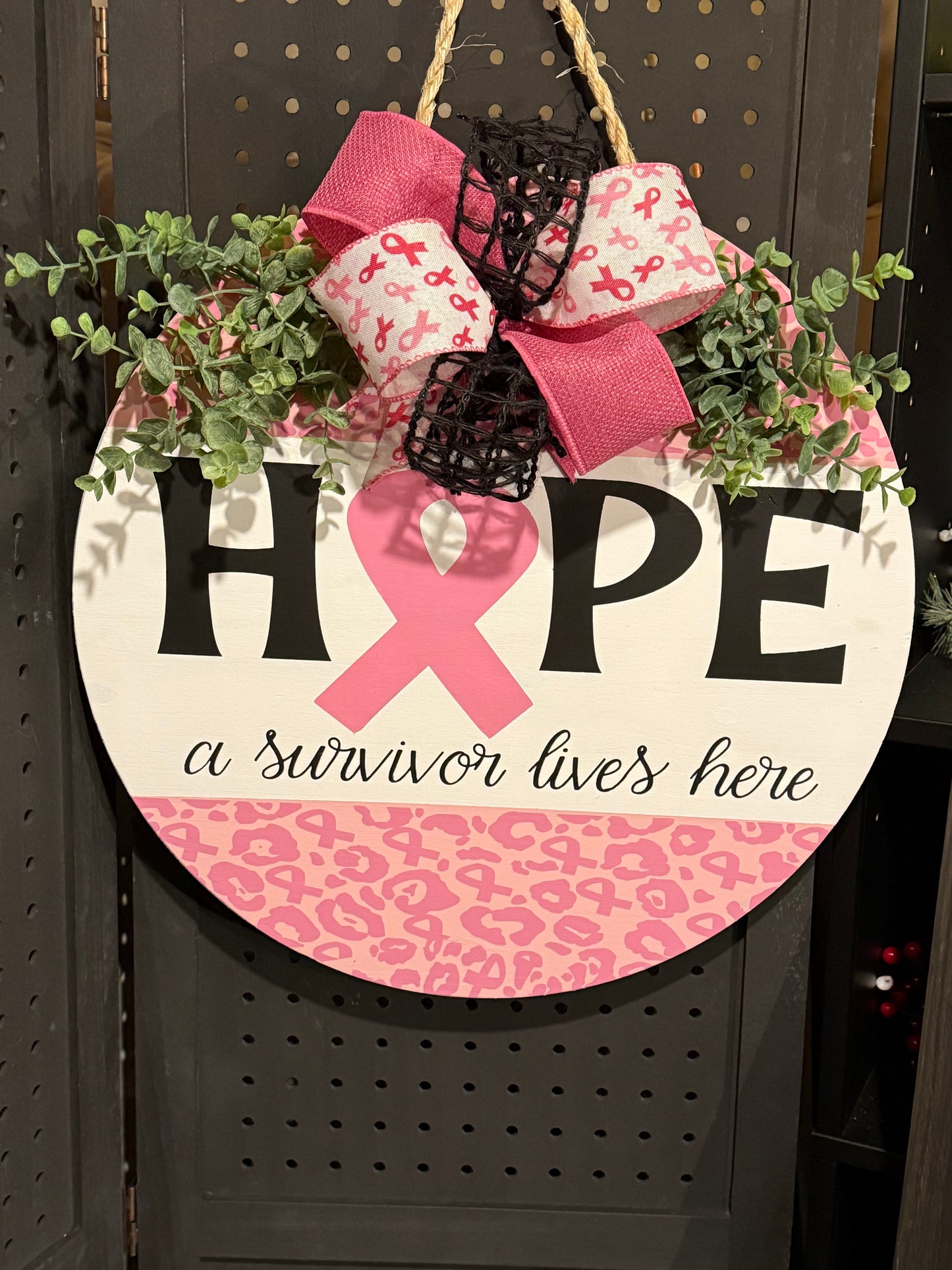 Door Hanger - Survivor lives here