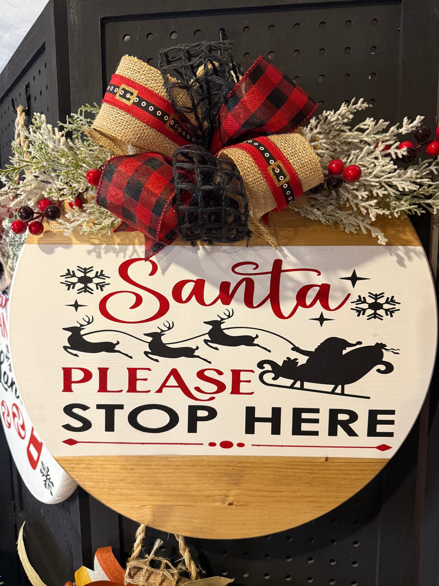 Door Hanger - Santa stop here