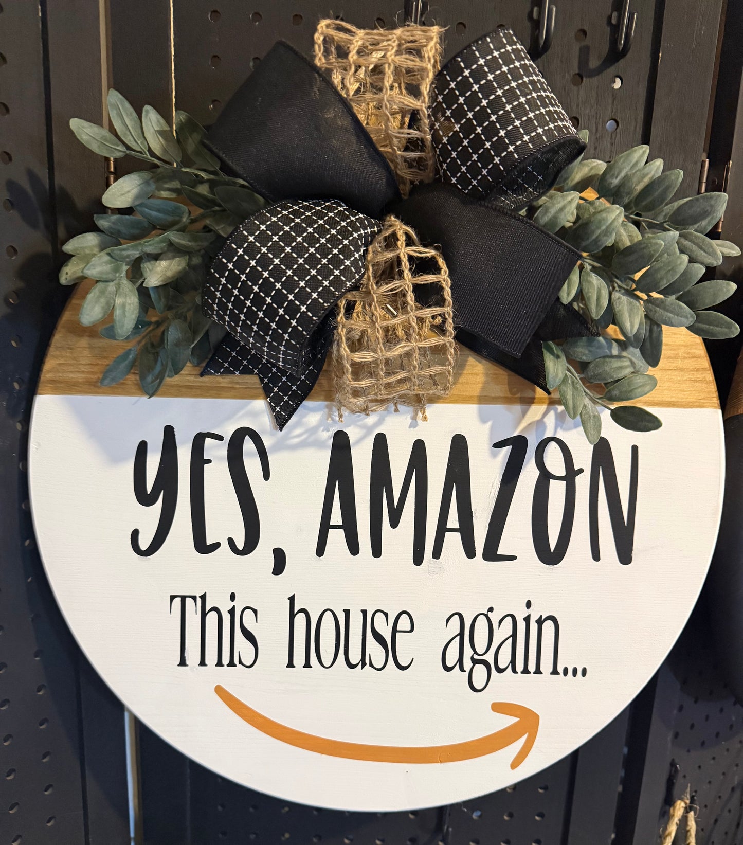 18” Door Hanger - Yes, Amazon. This house again
