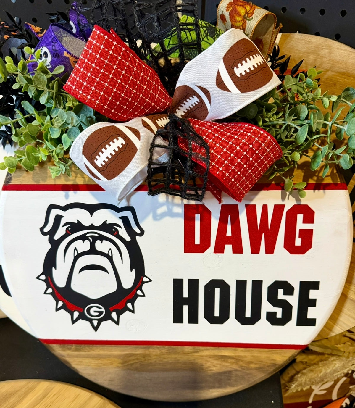 18” Door Hanger - Georgia Bull Dogs