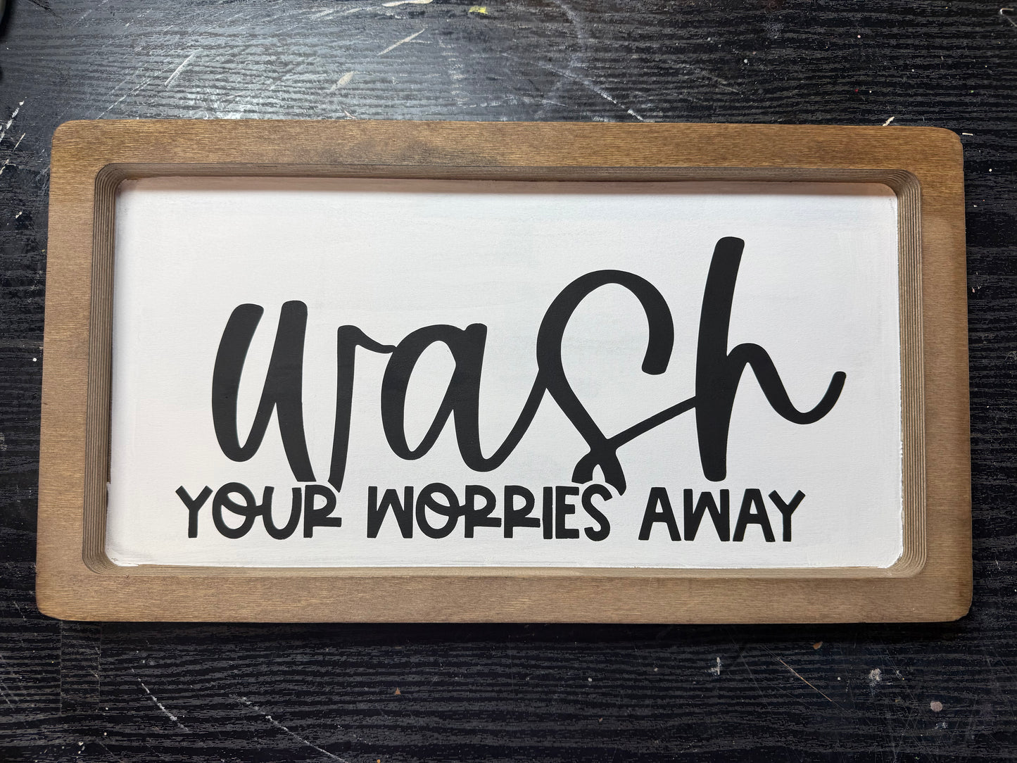 17x9.5 - Wash your worries away