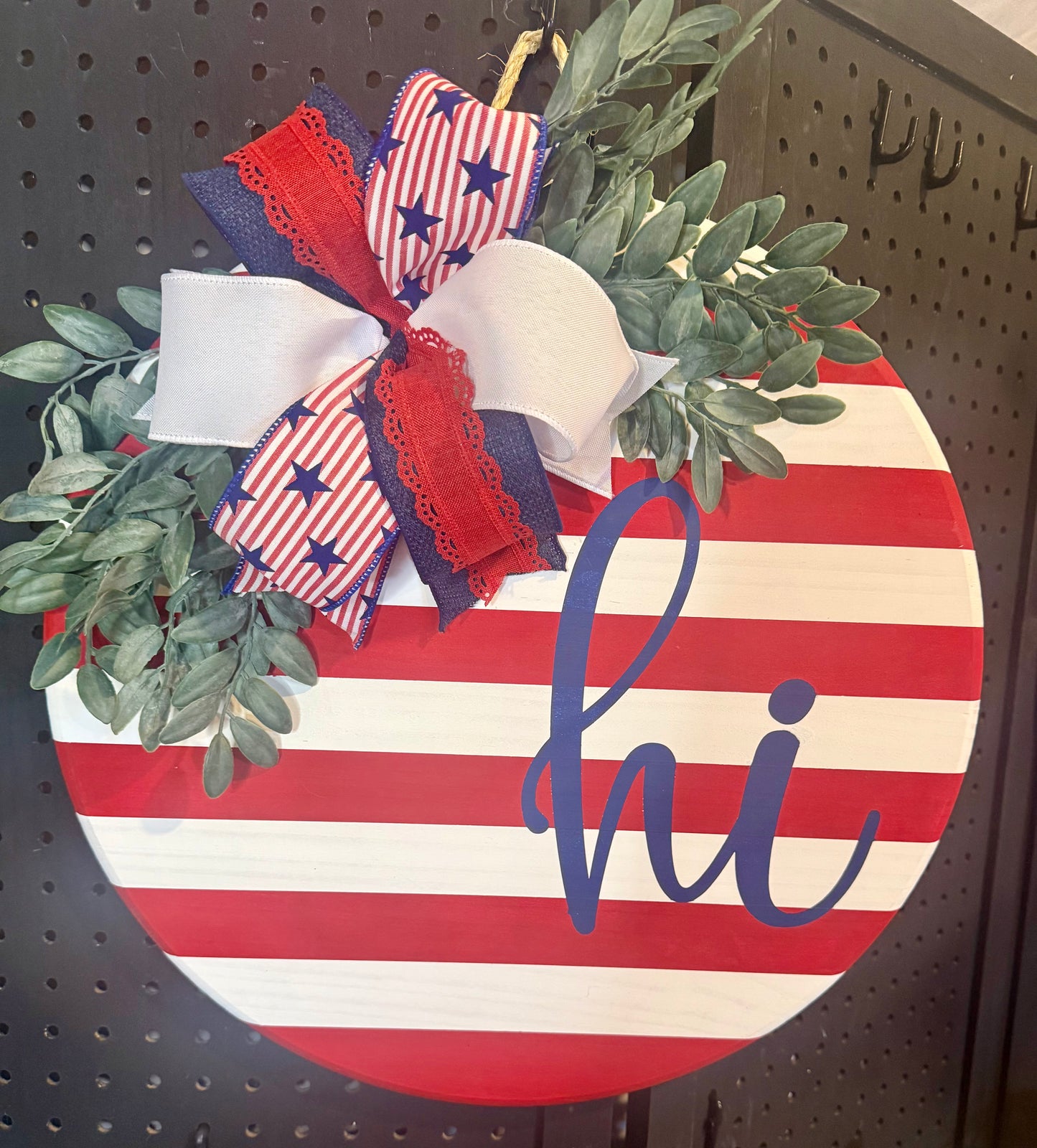18” Door Hanger - Patriotic Themed