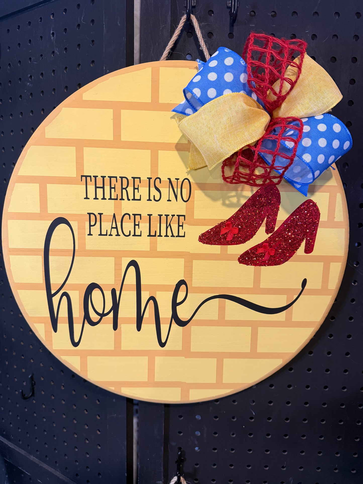Door Hanger - 18” There is no place like home.