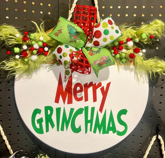 Door Hanger - Merry Grinchmas