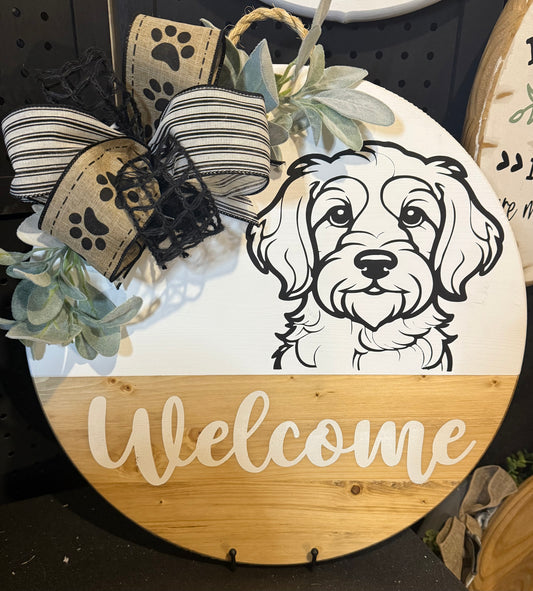 18” Custom Dog Sign