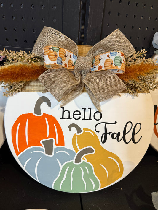 Door Hanger - Hello Fall