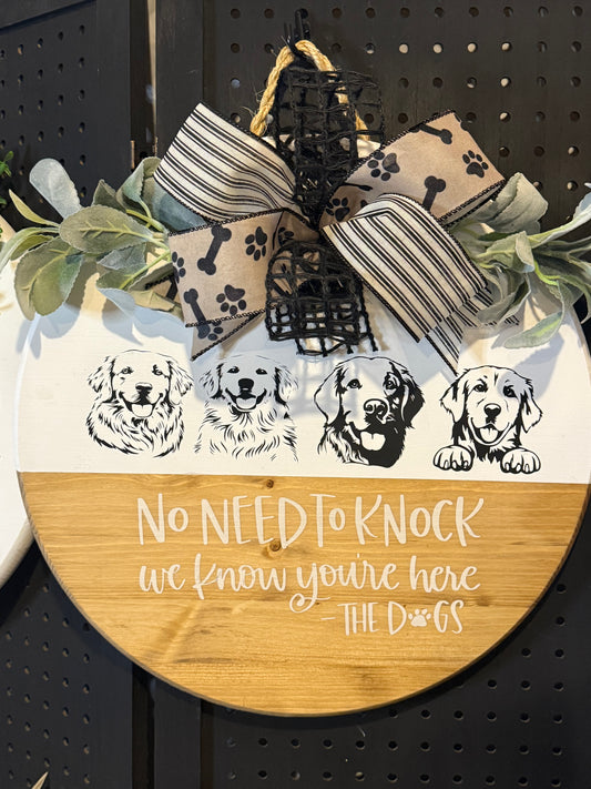 18” Custom Dog Sign
