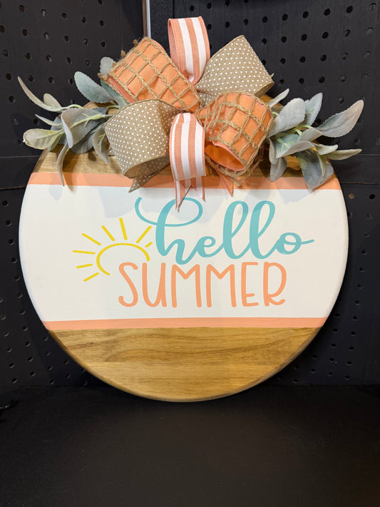 Door Hanger - Hello Summer