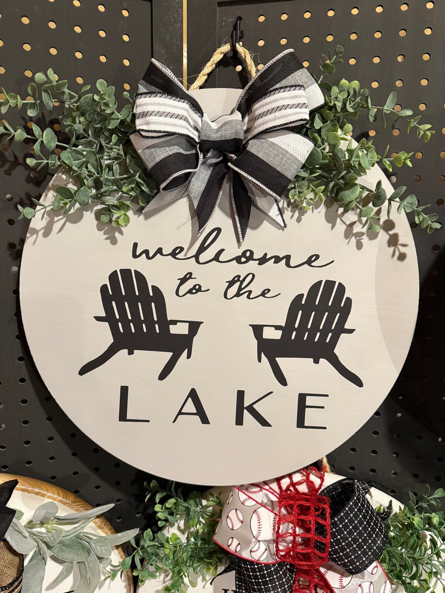 Door Hanger - Welcome to the lake