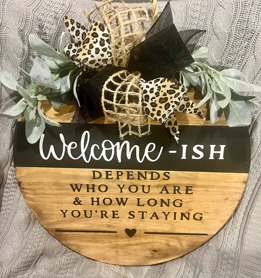 Door Hanger - Welcome-ish