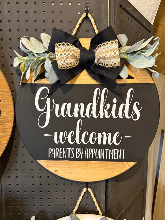 Door Hanger Grandkids