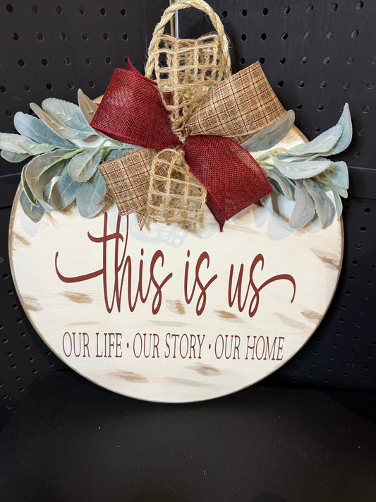 Door Hanger - This is us
