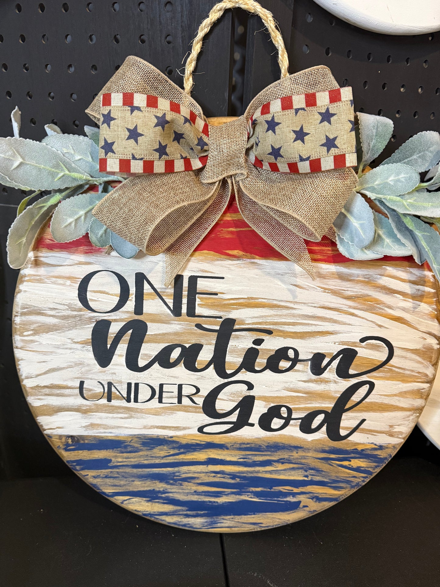 Door Hanger - One nation under God
