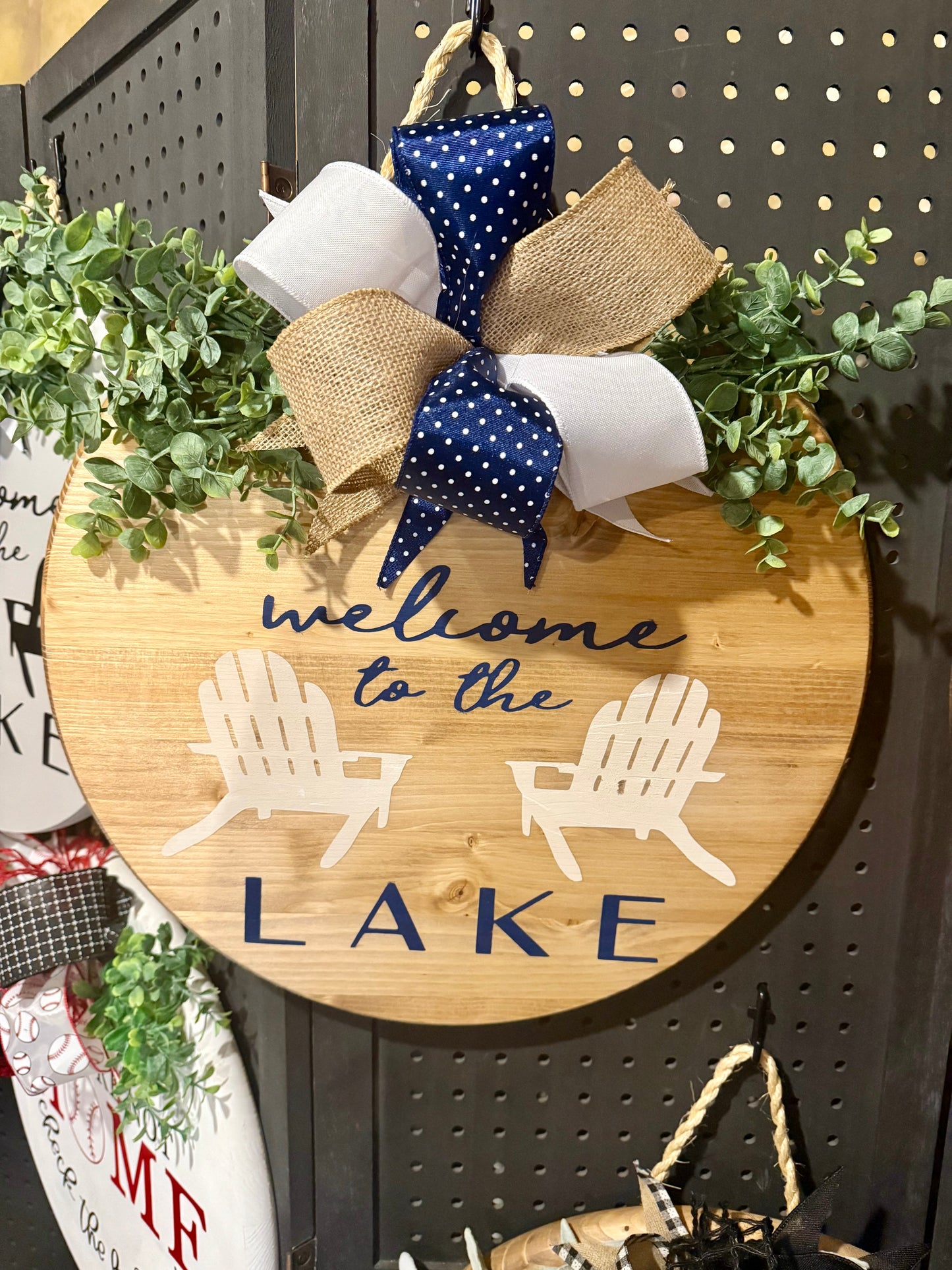 Door Hanger - Welcome to the lake
