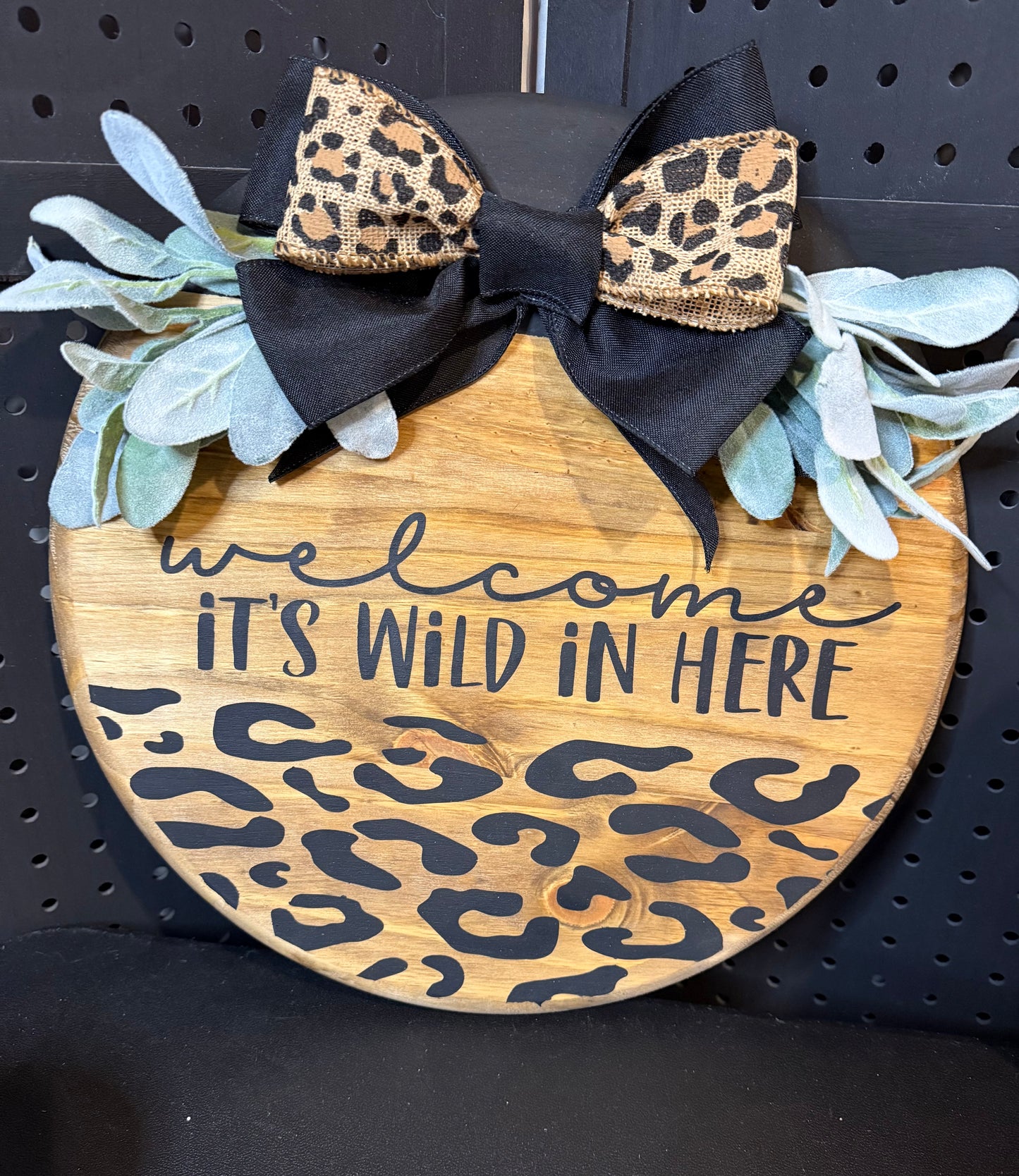 Door Hanger - It’s wild in here