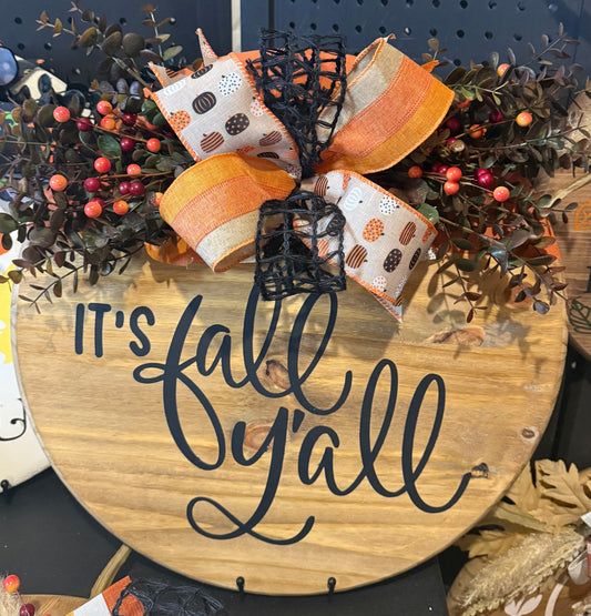 Door Hanger - It’s Fall Y’all