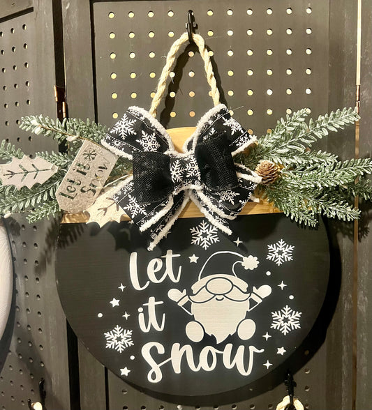 Door Hanger - Let is Snow