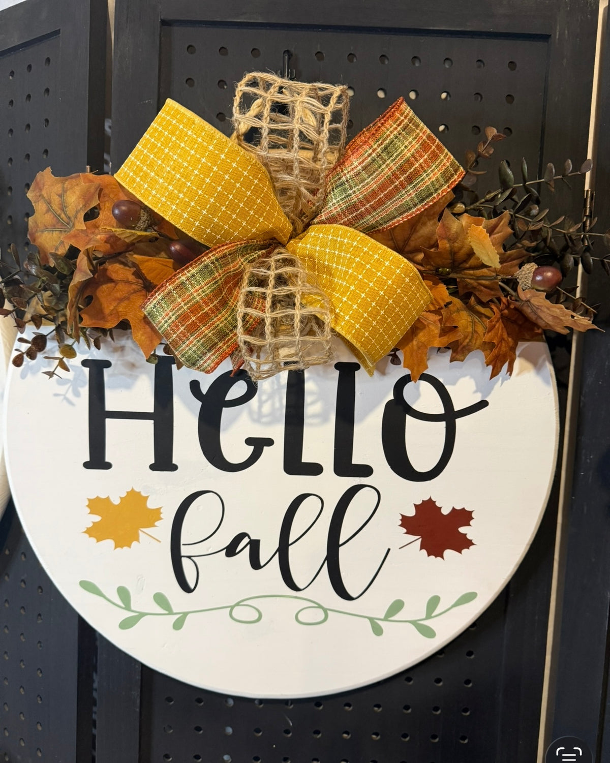 18” Door Hanger - Hello Fall
