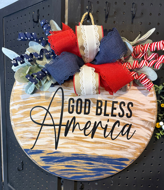 18” Patriotic - God Bless America