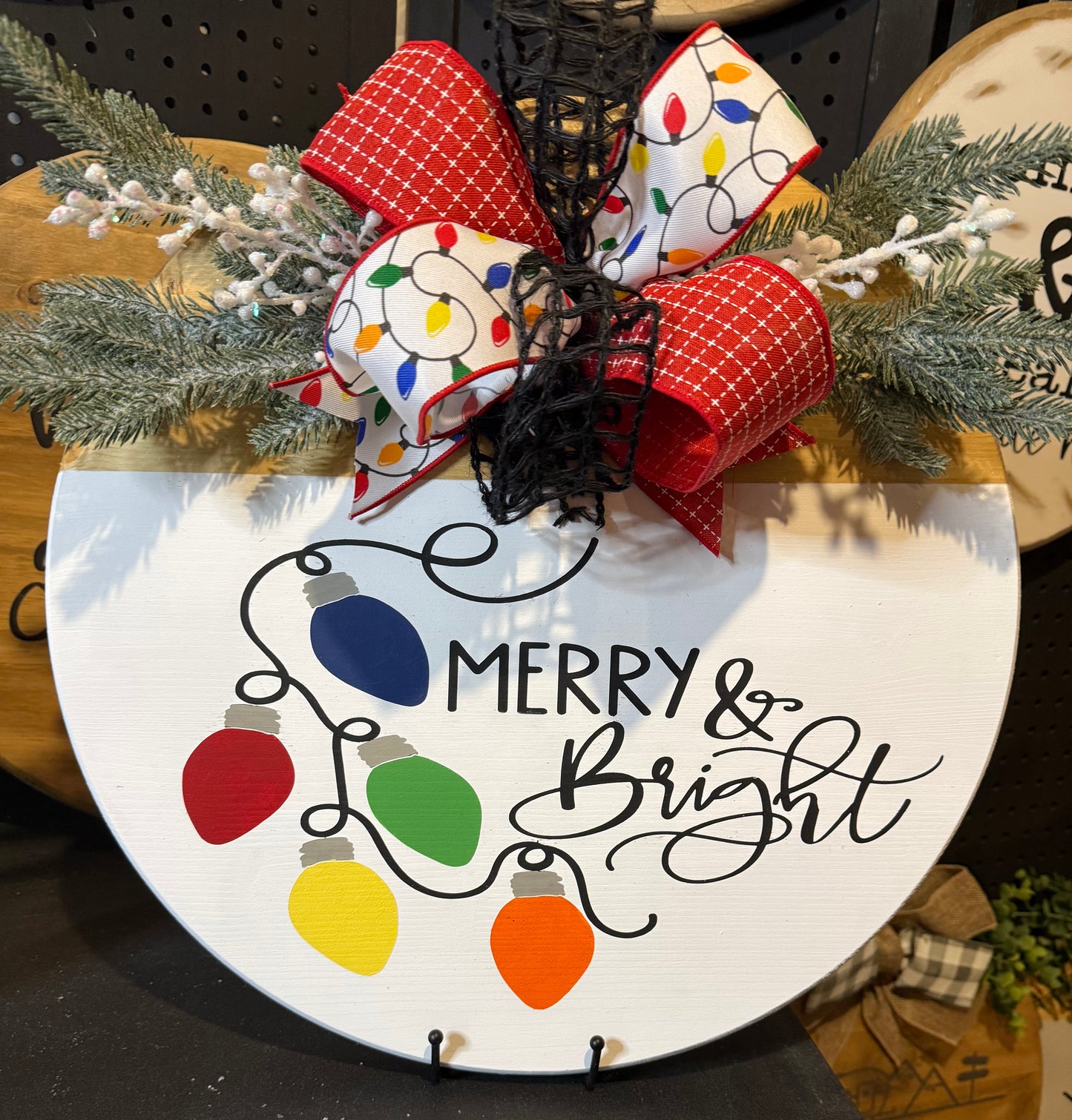 Door Hanger - Merry and Bright