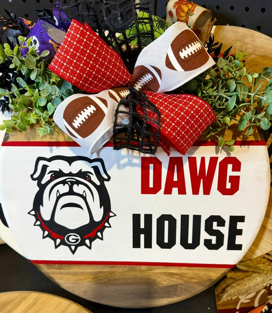 18” Door Hanger - Georgia Bull Dogs