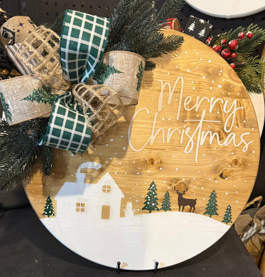Merry Christmas - Winter Scene