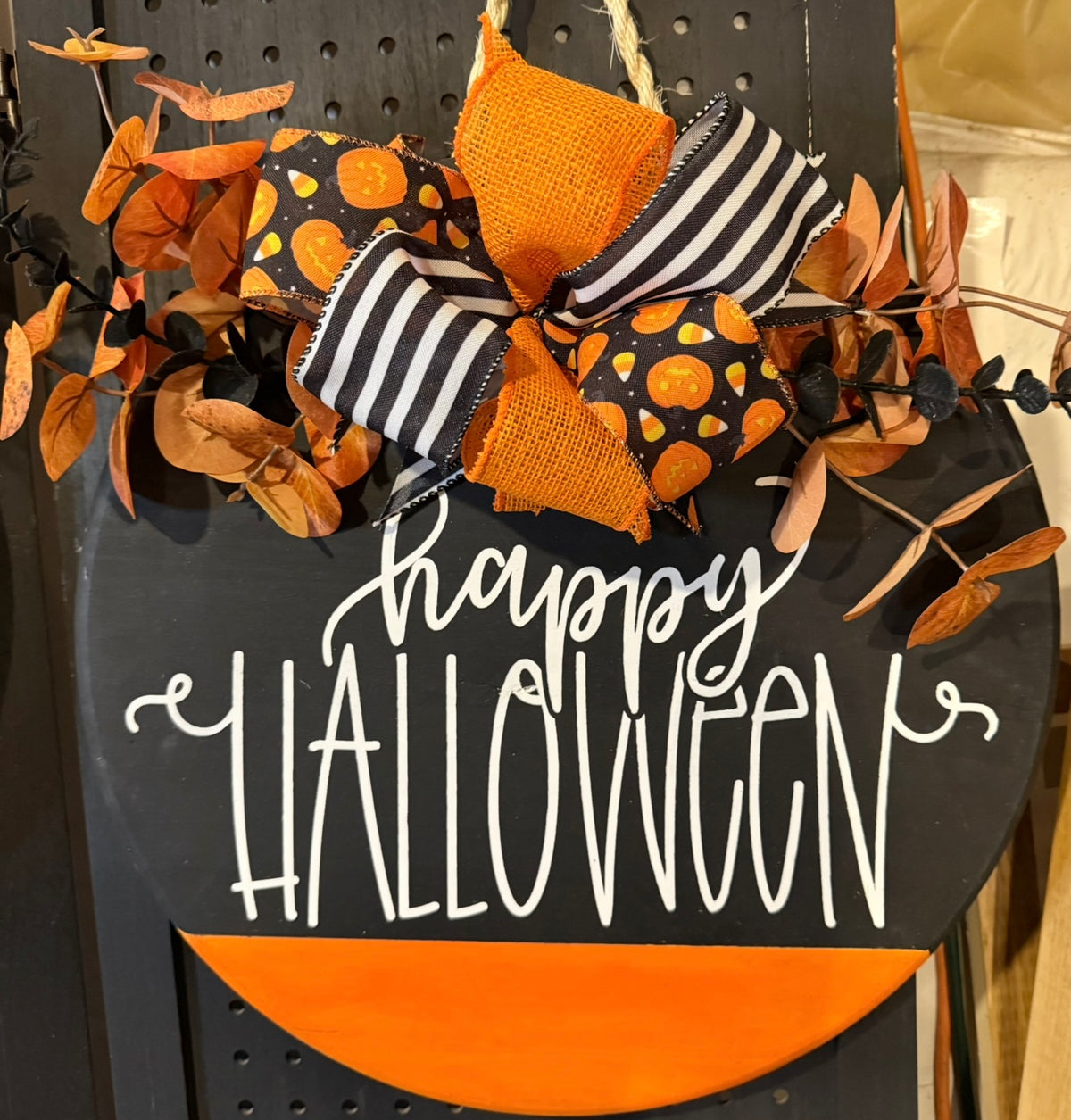 18” Door Hanger - Happy Halloween