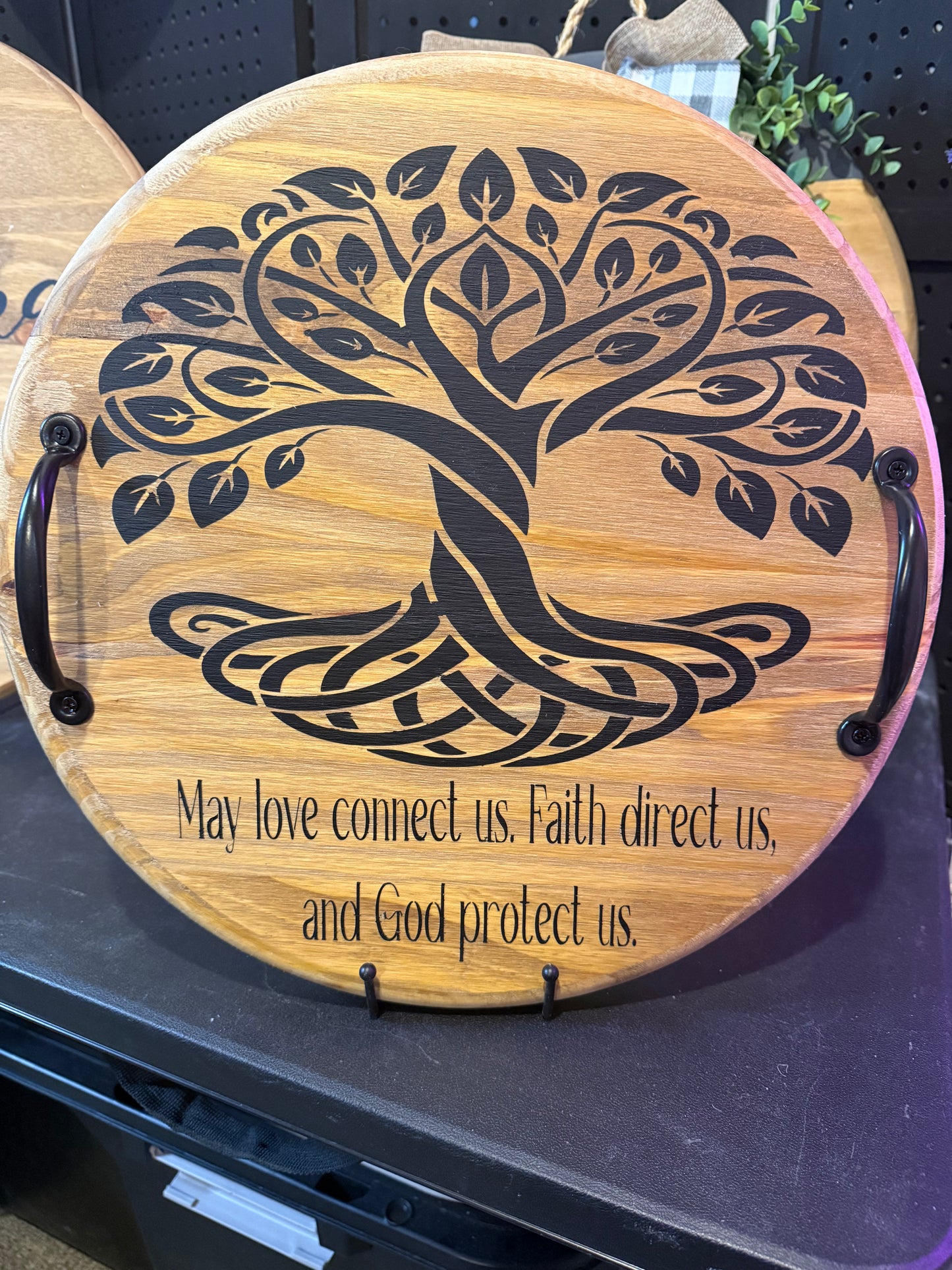 15” Lazy Susan - Tree of life
