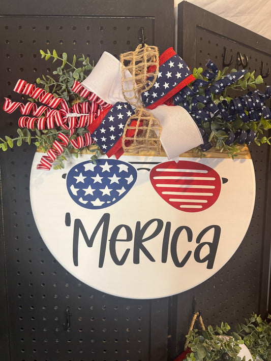 18” Door Hanger - Merica!
