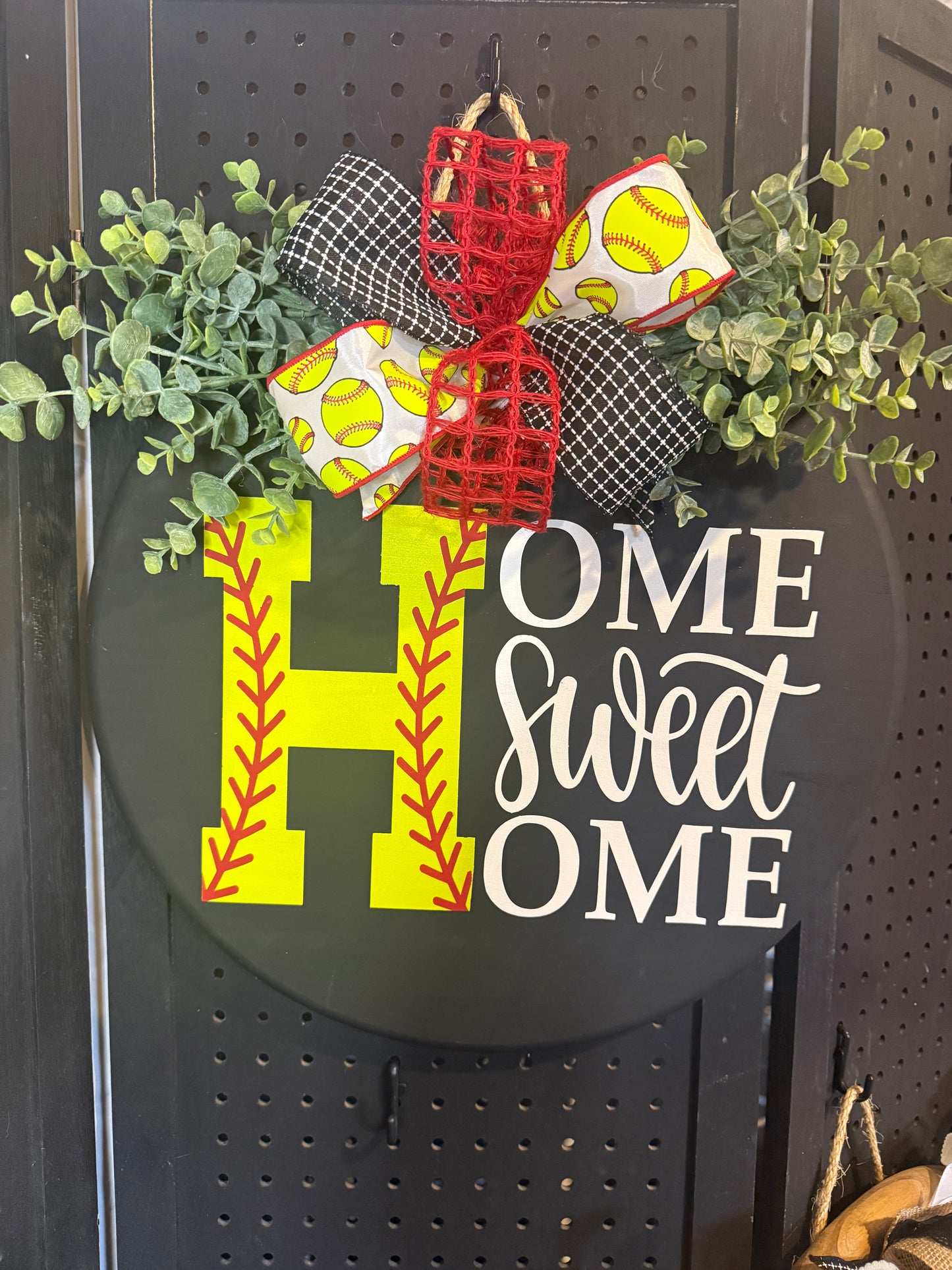 18” Door Hanger - Softball