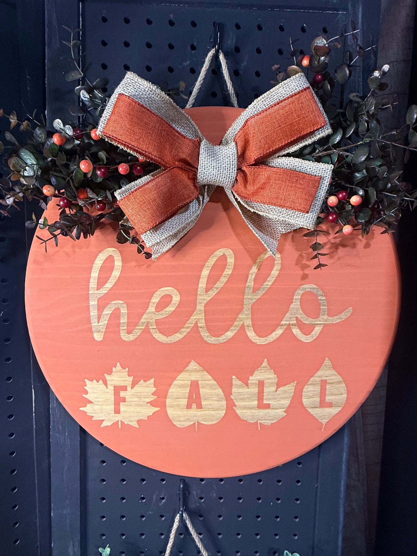 18” Door Hanger - Hello Fall